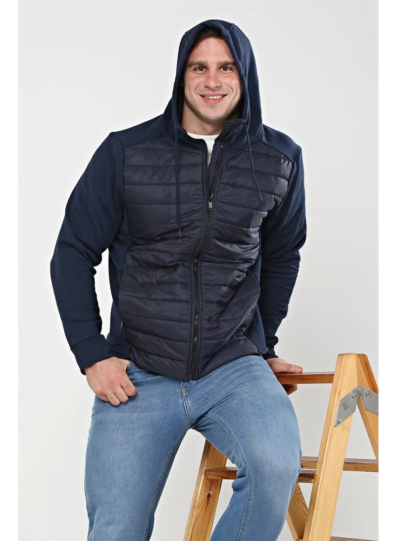 BRZ Collection Windproof Contrast Men's Jacket - Image 4